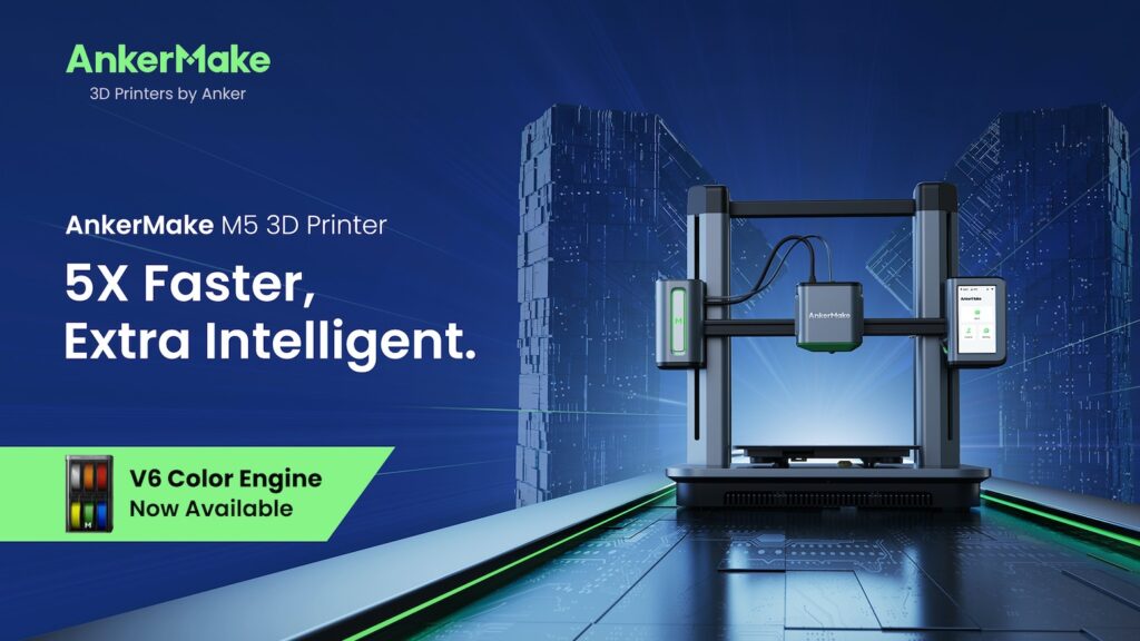 1. AnkerMake M5 3D Printer - 5X Faster Printing and AI Camera