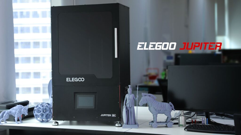 4. ELEGOO Jupiter 12.8 6K Mono MSLA 3D Printer