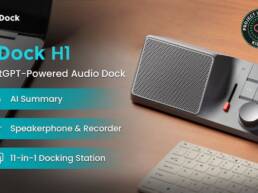 3. Kickstarter - HiDock H1 ChatGPT-Powered Audio Dock