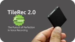 3. Kickstarter - TileRec 2.0 World's Slimmest Voice Recorder