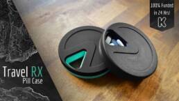 8. Kickstarter - TRAVEL RX Rugged Magnetic Pill Case