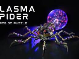 3. Kickstarter - Gearsvibe - 3D Metal Puzzle Plasma Spider With Plasma Lamp