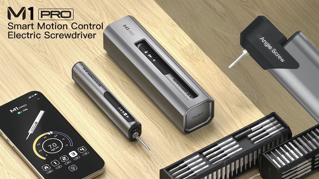 6. KICKSTARTER - ARROWMAX M1 PRO - Smart Motion Control Electric Screwdriver