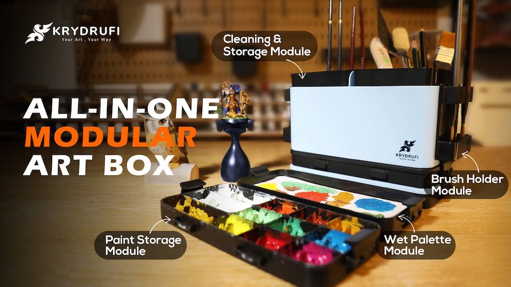 7. KICKSTARTER - KRYDRUFI The All-in-one Modular Art Box