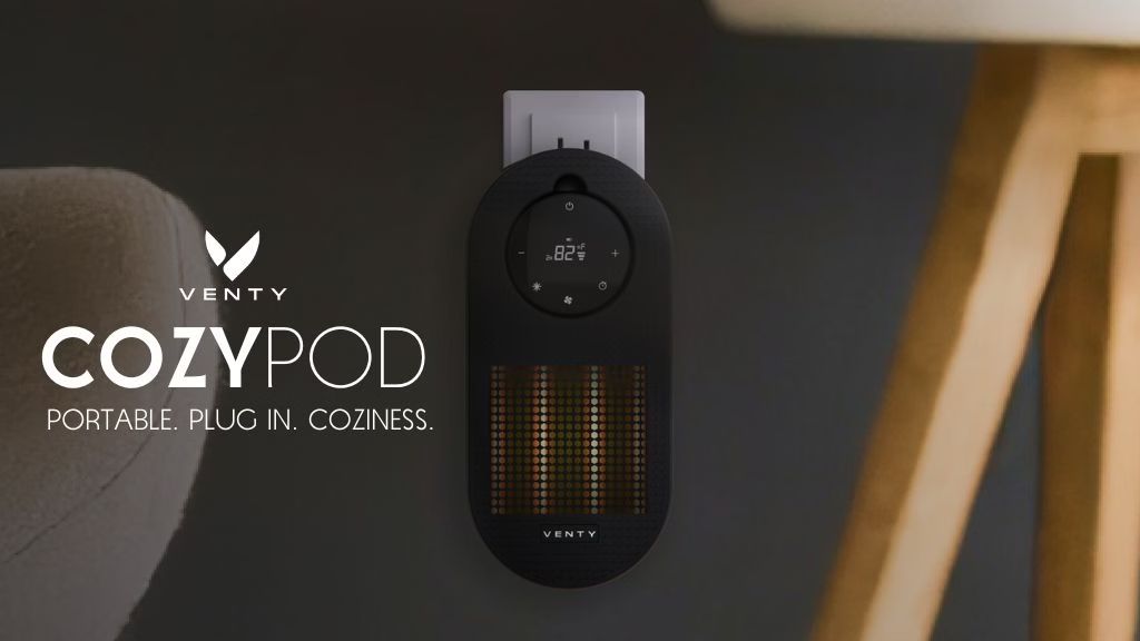 1. Kickstarter - CozyPod Portable Plug In Heater