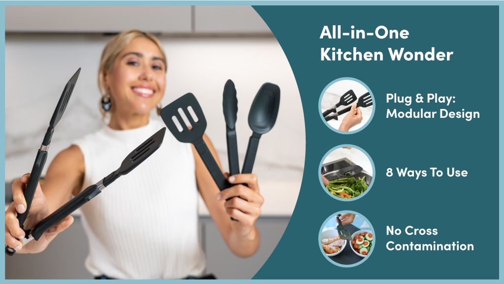 2. Kickstarter - GripFlip Your Space-Saving Kitchen Maestro