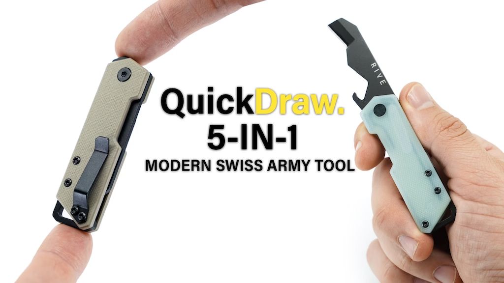 8. Kickstarter - QuickDraw World's First Quick-Action EDC MultiTool