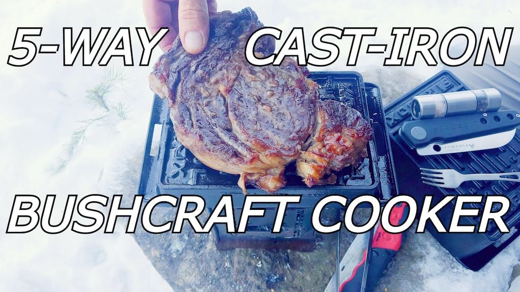 1. Kickstarter - Firebox 5-WAY Bushcraft Dutch Oven Cast-Iron Cooker