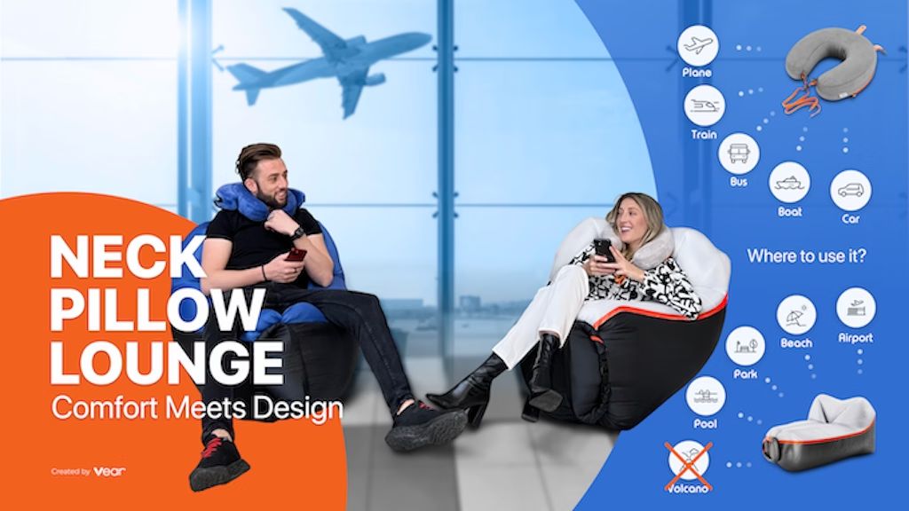 2. Kickstarter - Neck Pillow Lounge™️