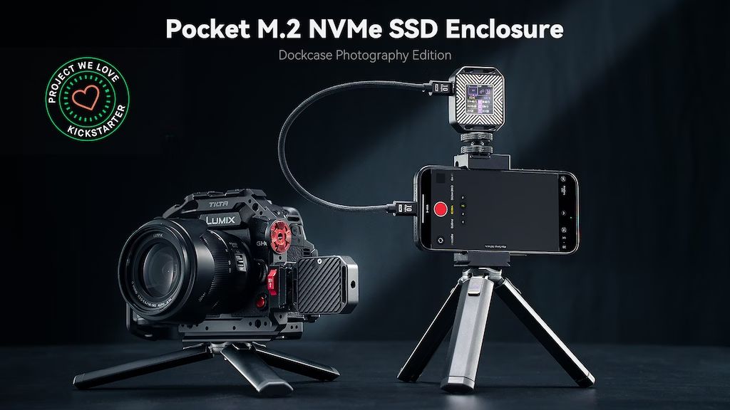 4. Kickstarter - Dockcase Pocket M.2 NVMe SSD Enclosure