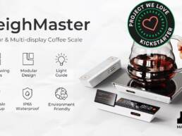2. Kickstarter - WeighMaster The Multi-Display Modular Coffee Scale