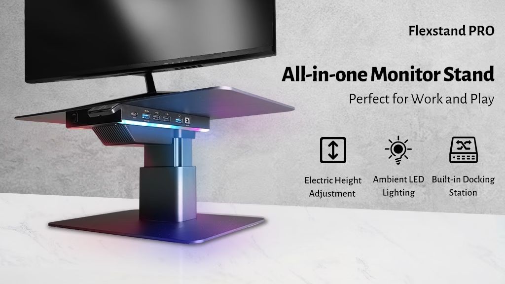 10. Kickstarter - FlexStand PRO All-in-one Monitor Stand for Play and Work