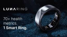 3. Indiegogo - LUNA Ring 70 health metrics. 1 Smart Ring