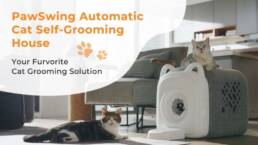 6. Indiegogo - PawSwing Purrring Automatic Cat Self-Groomer