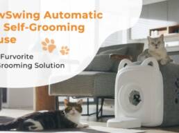 6. Indiegogo - PawSwing Purrring Automatic Cat Self-Groomer