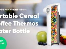 8. Kickstarter - CrunchCup Pro - Portable Cereal, Coffee, and Water Tumbler
