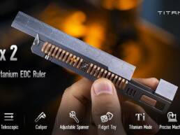 8. Kickstarter - Mix 2 the Titanium EDC Ruler