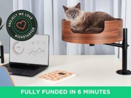 1. Kickstarter - Desk Nest Cat Bed - The Purrfect Cat Bed for Your Desk