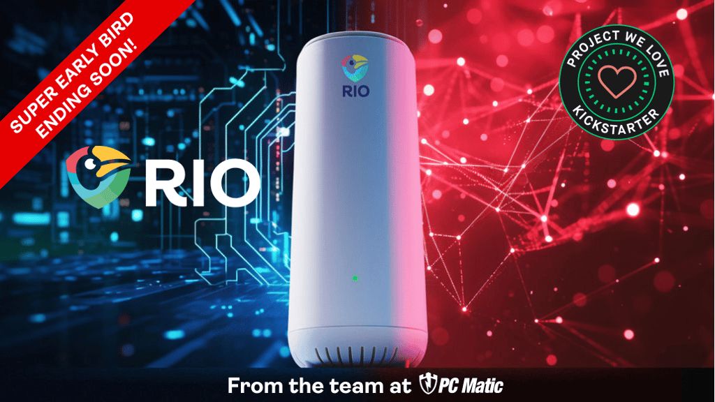 10. Kickstarter - Rio Router Digital Security Fortress for All Your Devices
