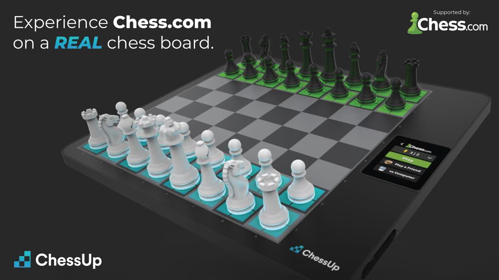 2. Kickstarter - ChessUp 2 Chess.com on a Real Board