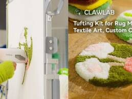 4. Kicksrarter - CLAWLAB Tufting Kit for Rug Making, Custom Crafts, Artworks