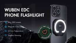 6. Kicksrarter - WUBEN E1-The Ultimate EDC Phone Flashlight
