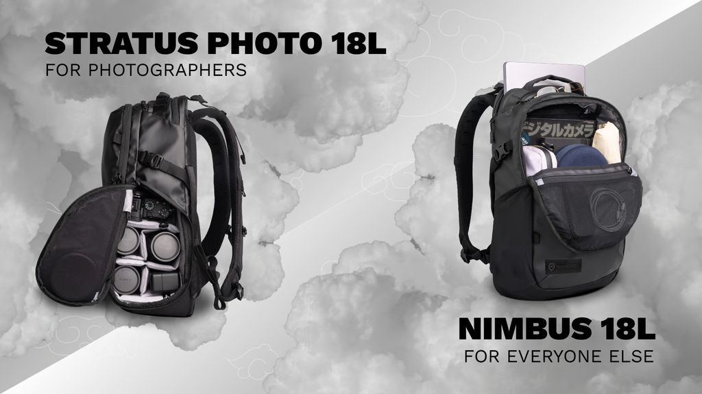 1. Kickstarter - STRATUS & NIMBUS Everyday Bags With Cloud-Like Comfort