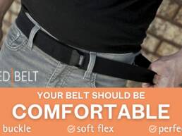 10. Kickstarter - Naked Belt - No buckle, soft-fit comfort belt
