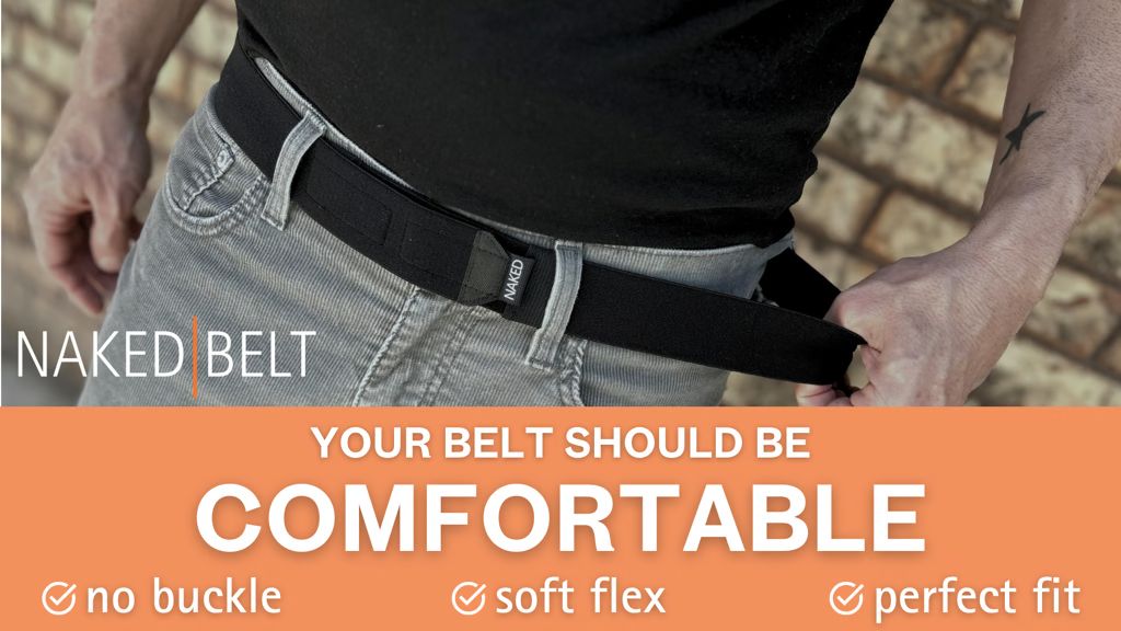 10. Kickstarter - Naked Belt - No buckle, soft-fit comfort belt