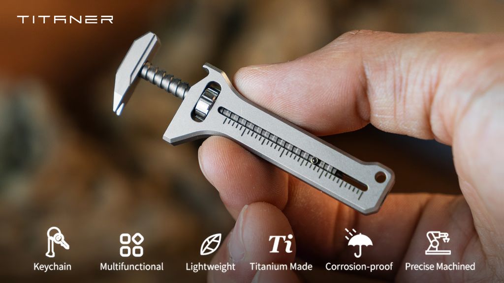 10. Kickstarter - TiSpanner 2.0 Compact Titanium Multitool