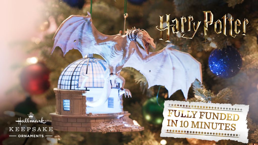 2. Kickstarter - Escape from Gringotts™ Exclusive Harry Potter™ Ornament Set