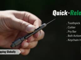 4. Kickstarter - The AcePick - Titanium Quick Release Toothpick & Multi-tool