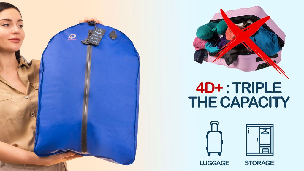 7. Kickstarter - 4D Pack Plus triple your storage and luggage capacity!