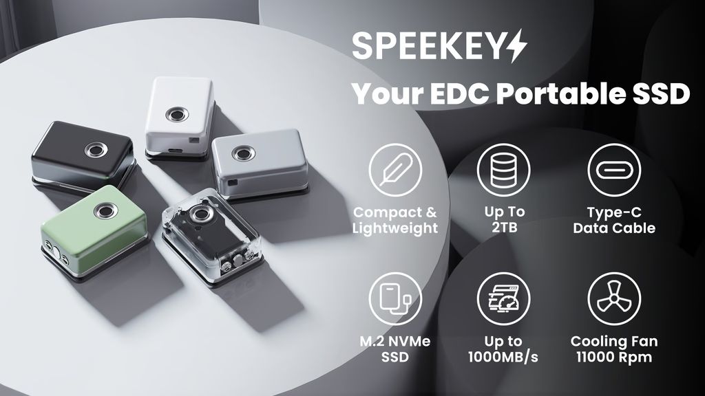 8. Kickstarter - Speekeys - Your EDC Data Hub and Storage Powerhouse