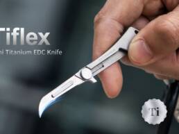 Kickstarter - Tiflex a Mini Titanium Folding Knife of Super Sharpness