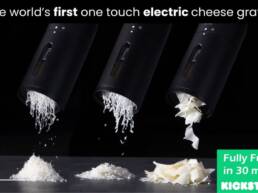 3. Kickstarter - Grater Rain World's First One Touch Electric Cheese Grater