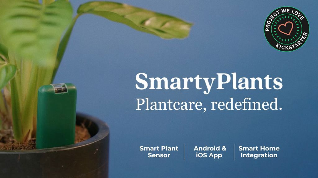 6. Kickstarter - SmartyPlants Sensors To Monitor Your Plants Every Need