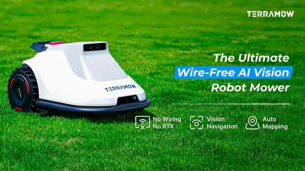 7. Kickstarter - TerraMow Ultimate Wire-Free AI Vision Robot Mower