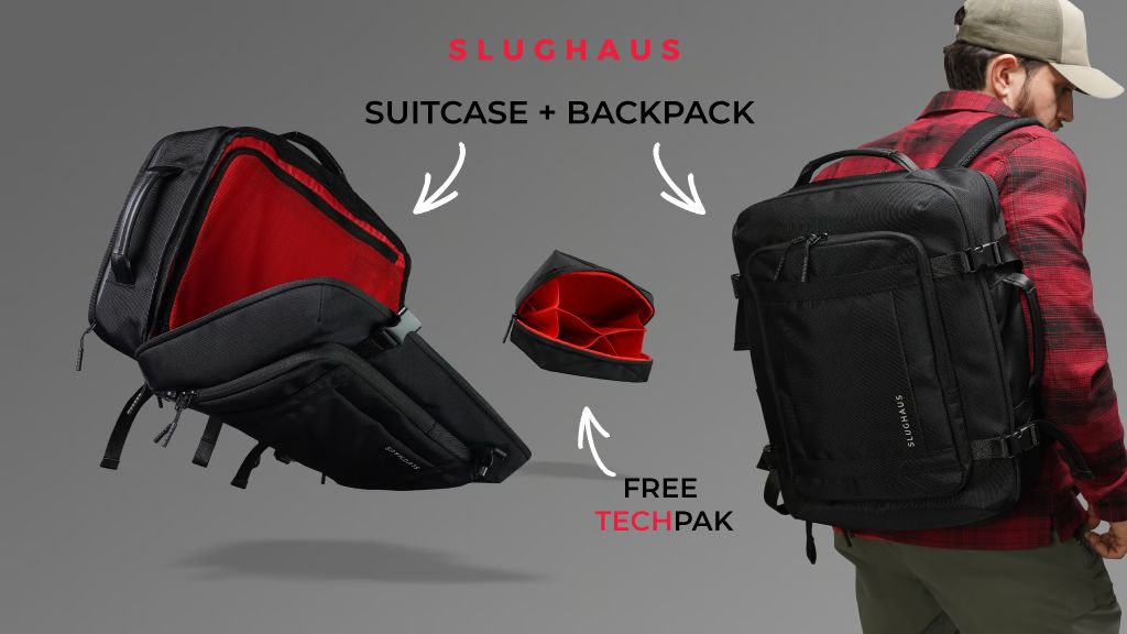 9. Kickstarter - Suitcase Backpack Perfect Sized Personal Item