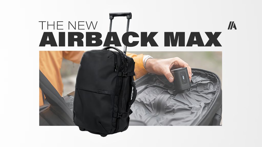 8. Kickstarter - AIRBACK MAX The backpack with Built-in Compression System