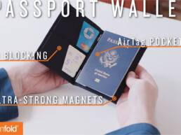 Kickstarter - SlimFold® Passport Wallet with AirTag Pocket