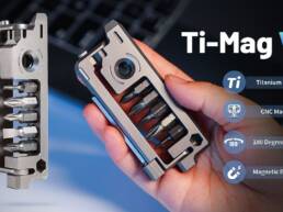 Kickstarter - Ti-Mag V2 Titanium Magnetic Ratchet Screwdriver w Multi-bit