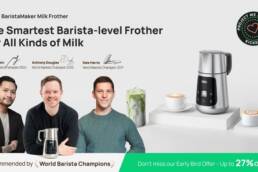 Kickstarter - DREO BaristaMaker - The Smartest Frother For All Milk Types