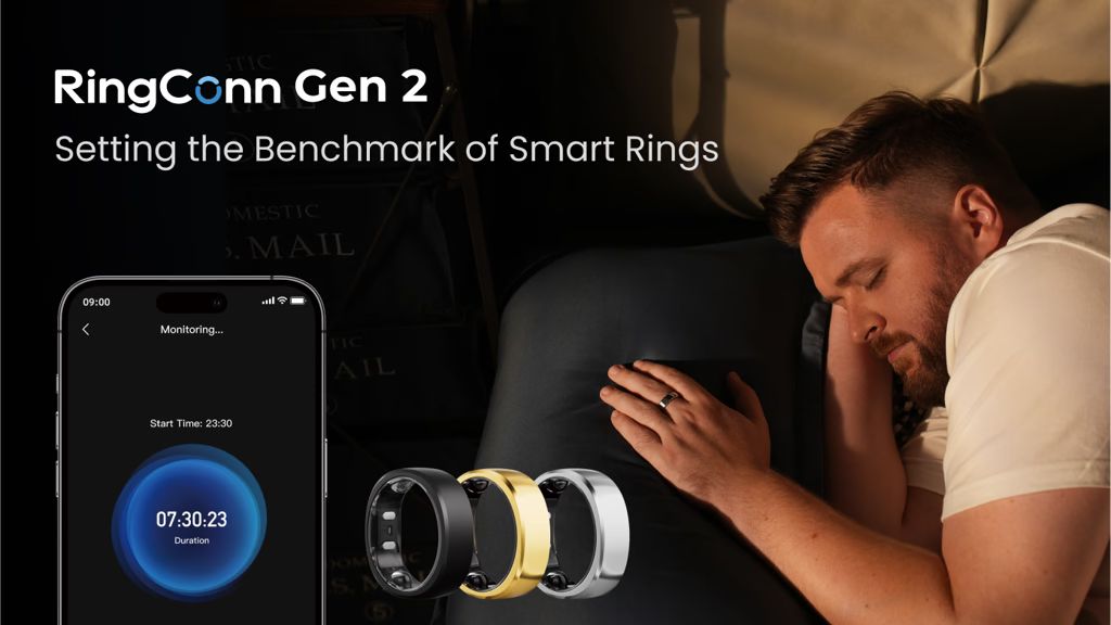 Kickstarter - RingConn Gen 2 Ultimate Lightness, 12 Days Battery