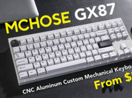 MCHOSE GX87 Aluminum Custom Mechanical Keyboard