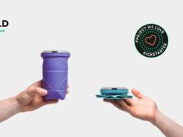 Kickstarter - DiFOLD Origami Cup Foldable, Leakproof, Sturdy.