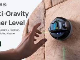 Kickstarter - M-Cube 02 Anti-Gravity Laser Level Align, Measure, Position