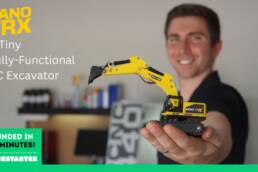 Kickstarter - NANO TRX N320 A Desktop-Sized Fully Functional RC Excavator