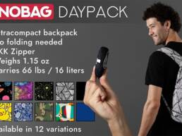 Kickstarter - Nanobag Daypack – The Backpack That Fits in Your Pocket