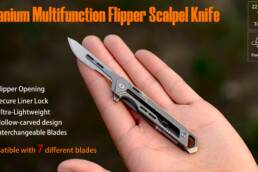 Kickstarter - Titanium Multifunctional Folding Surgical Knife